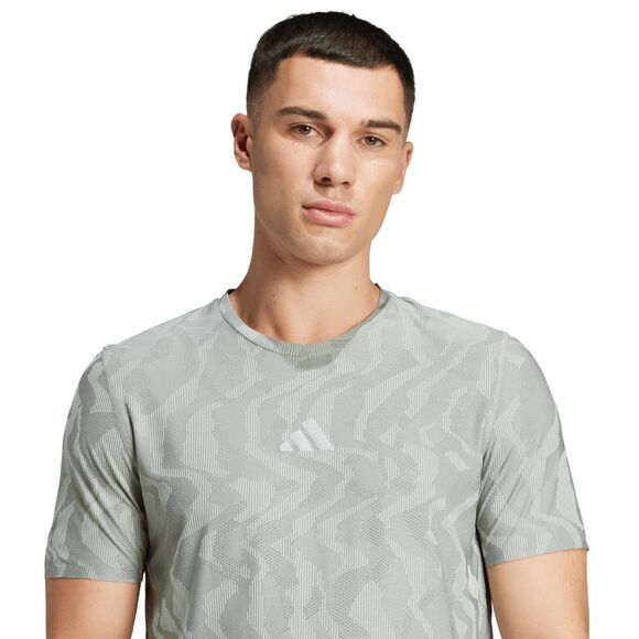 Adidas ULT ENG Tee Green running racing top Jersey shirt JK7808 Large - Picture 5 of 16